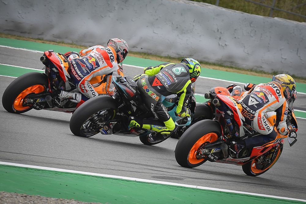 Pol Espargaro, Repsol Honda Team, Valentino Rossi, Petronas Yamaha SRT, Marc Marquez, Repsol Honda Team