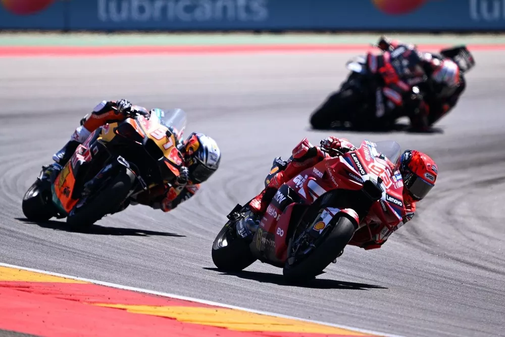 Marc Marquez, Ducati Team, Pedro Acosta, Red Bull KTM Factory Racing