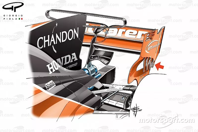 McLaren MCL32 T-wing