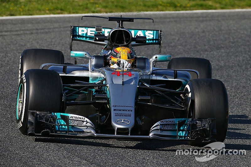 Barcelona F1 test: Hamilton and Mercedes top opening day