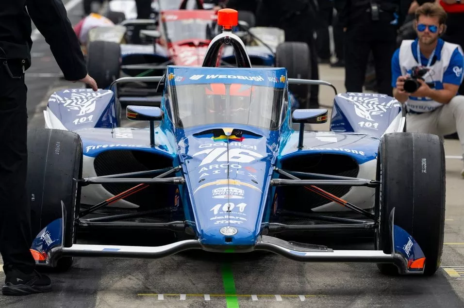 &nbsp;Rinus VeeKay, Juncos Hollinger Racing Chevrolet