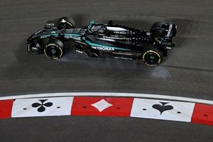 Russell admite que el Mercedes no es tan fuerte en Las Vegas como en 2024
