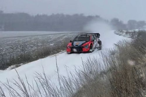 Las fuertes nevadas obligan a Hyundai a posponer un test de Neuville para Montecarlo