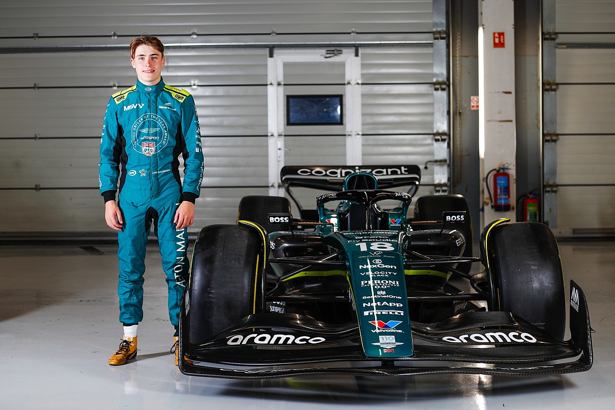 A rising star's first day in an F1 car