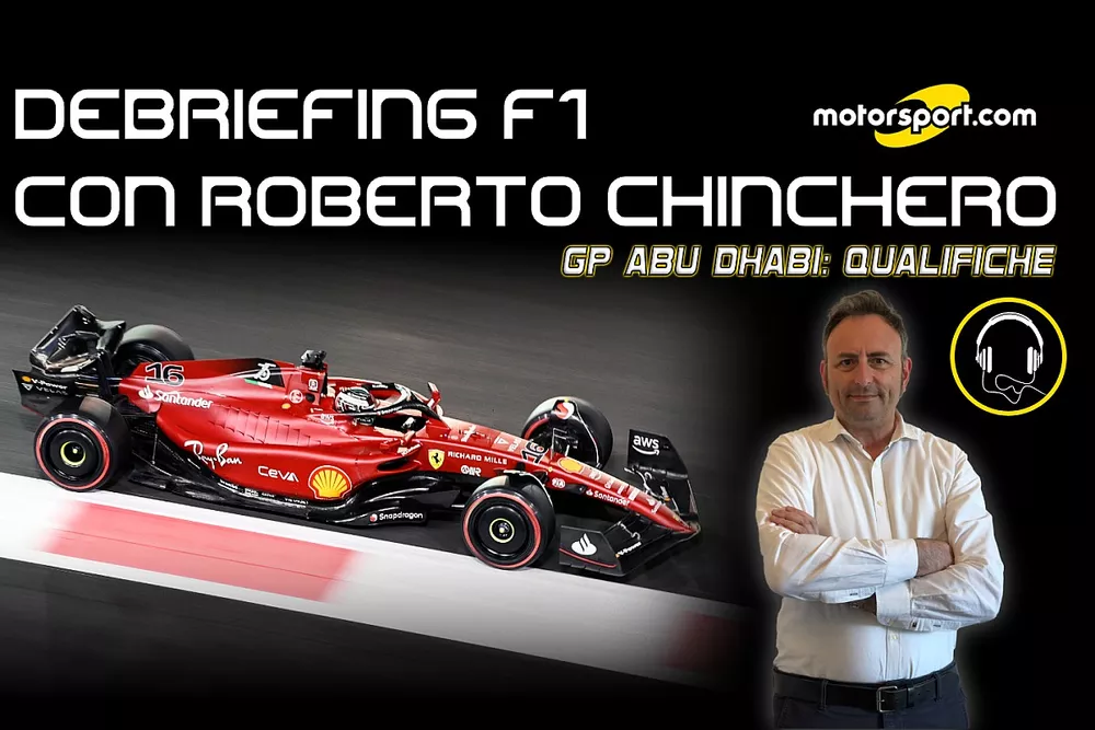 Cover "Debriefing F1 con Roberto Chinchero": GP Abu Dhabi, Qualifiche