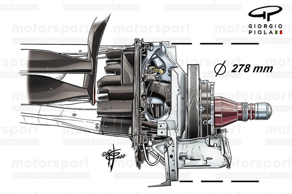 Freno trasero Ferrari F1-75