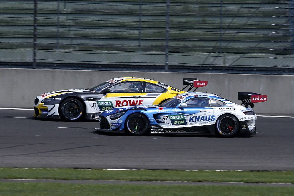 Sheldon van der Linde, ROWE Racing BMW M6 GT3, Philip Ellis, Mercedes AMG Team Winward Mercedes AMG GT3