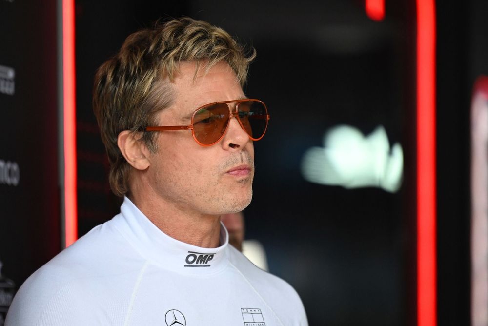 El actor Brad Pitt durante el rodaje de una próxima película