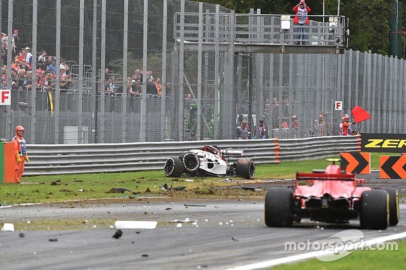 Ericsson protagonizó un espectacular accidente en Monza