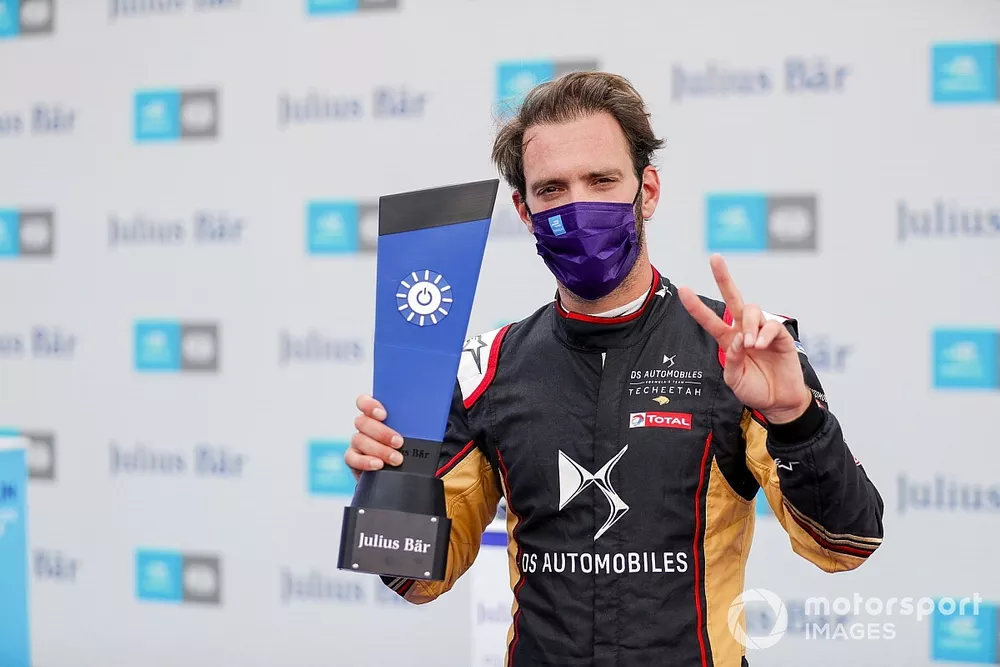 Pole sitter Jean-Eric Vergne, DS Techeetah