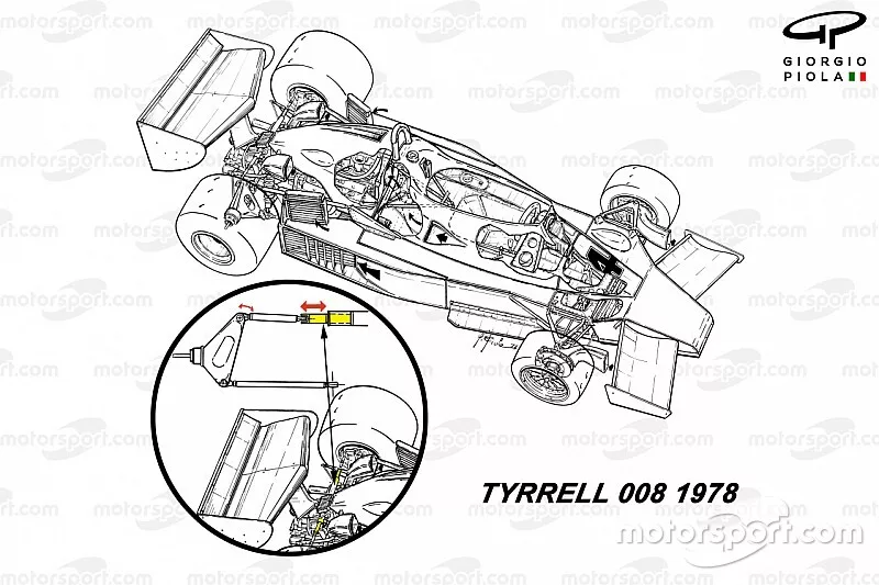 Tyrrell 008, champer, 1978
