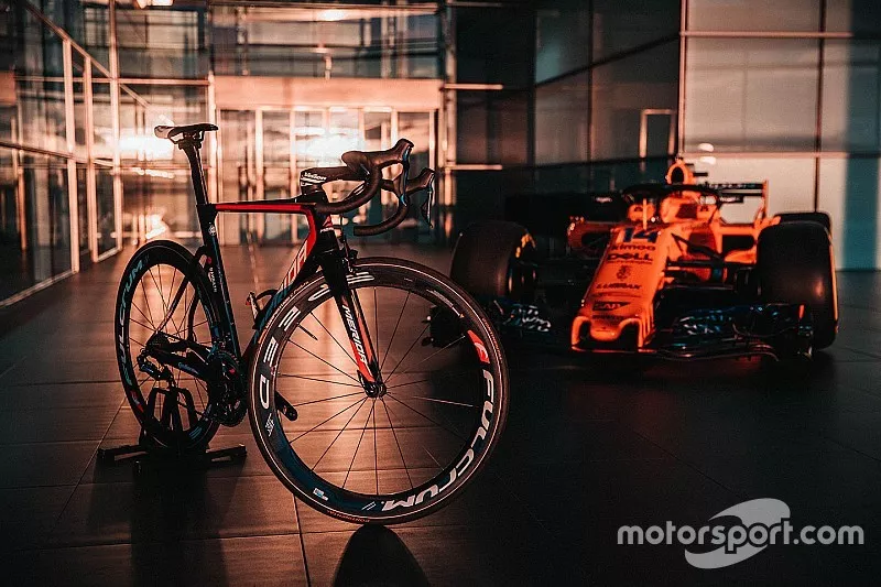 Bicicleta del Team Bahrain Merida