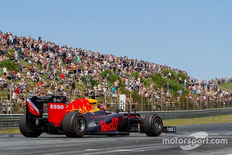 Max Verstappen tijdens de Jumbo Racedagen