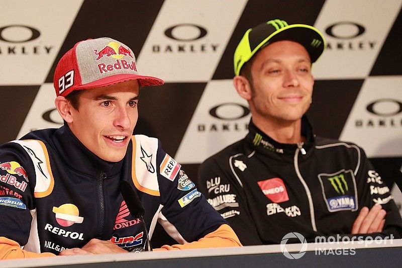 Marc Marquez, Repsol Honda Team, Valentino Rossi, Yamaha Factory Racing