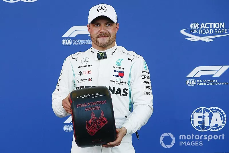 Polesitter Valtteri Bottas, Mercedes AMG F1