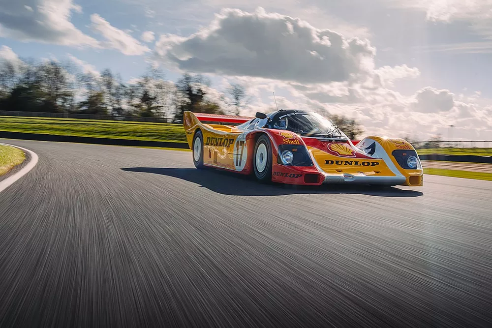 Porsche 962 1987 Supercup, track action