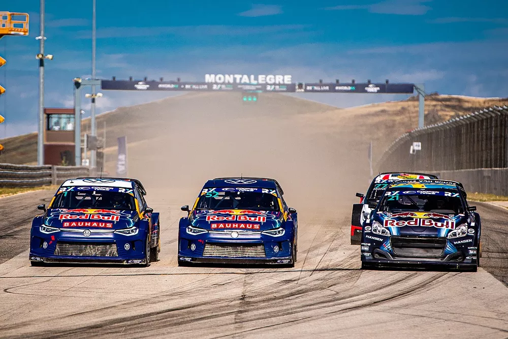 Johan Kristoffersson, Kristoffersson Motorsport, Ole Christian Veiby, Kristoffersson Motorsport, Timmy Hansen, Hansen World RX Team