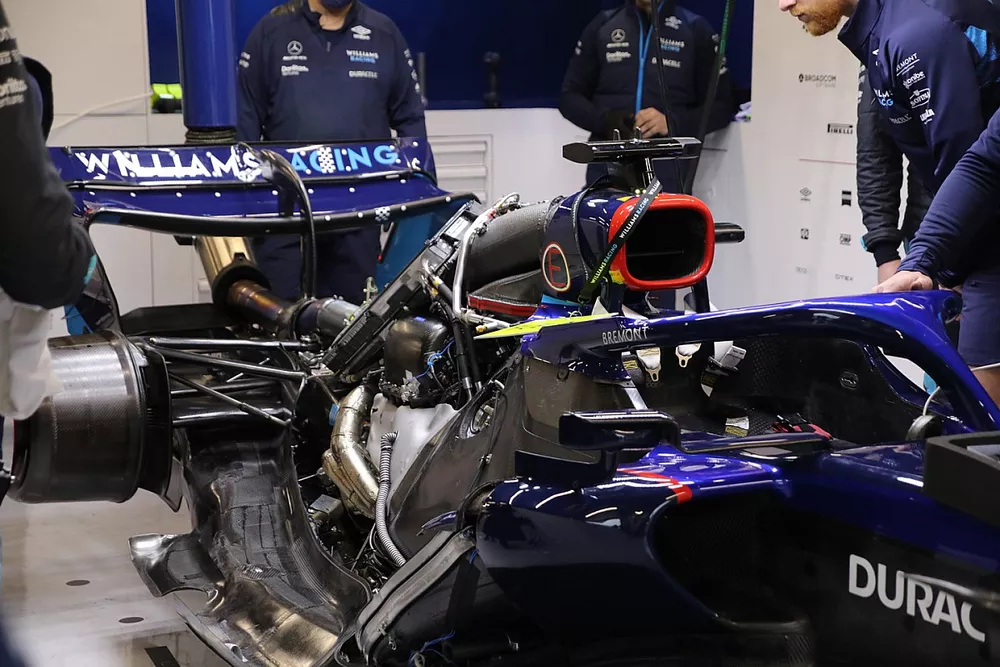 Williams FW44 engine detail