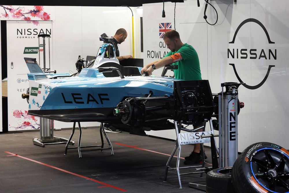 El coche de Oliver Rowland, Nissan Formula E Team