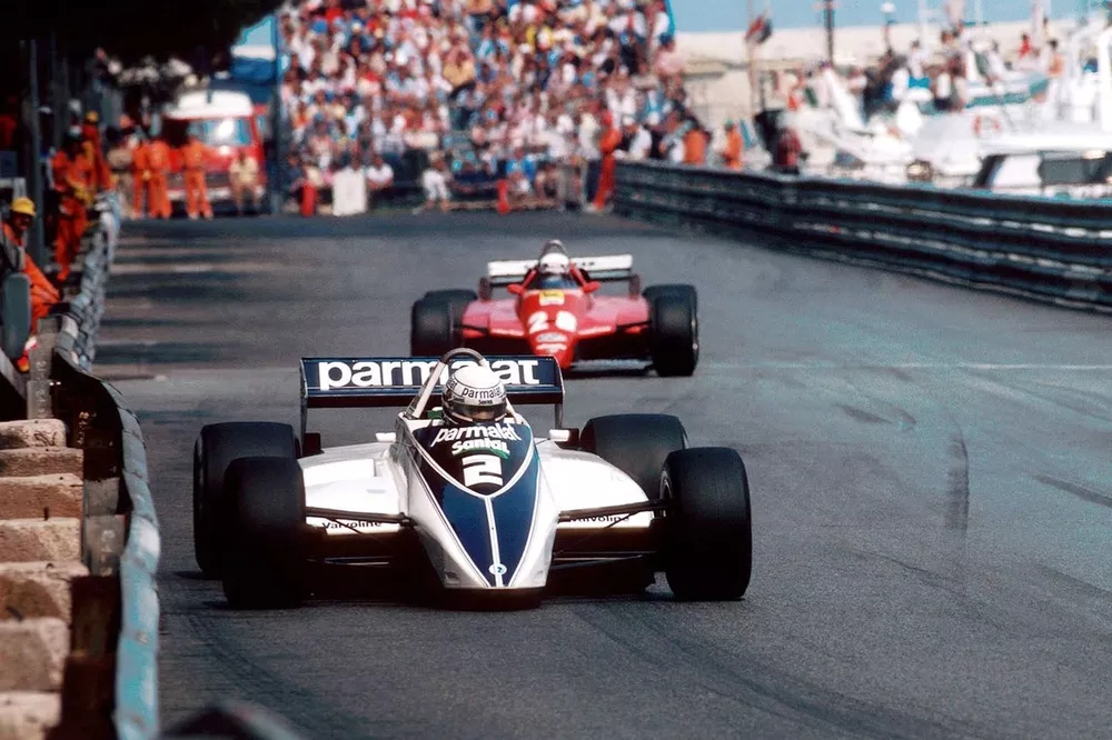 f1-monaco-gp-1982-ricardo-patrese-brabham-bt49d-leads-didier-pironi-ferrari