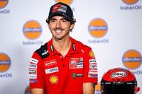 Bagnaia: "La garganta y las piernas te arden por el calor"