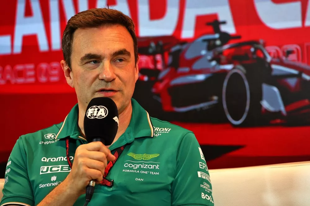 Dan Fallows, Technical Director, Aston Martin F1 Team, in the Team Principals Press Conference
