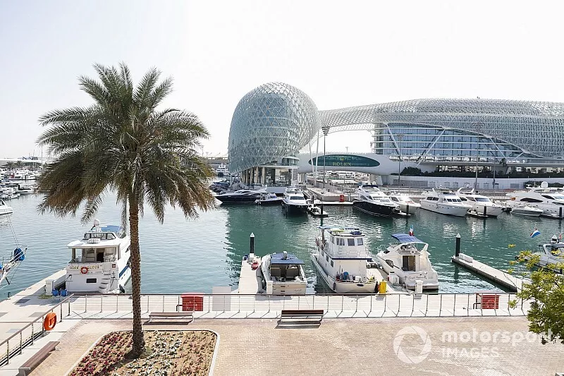 Yas Marina Hafen in Abu Dhabi