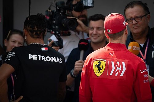 Hamilton, agradecido del "primer halago de Ferrari en 13 a&ntilde;os"