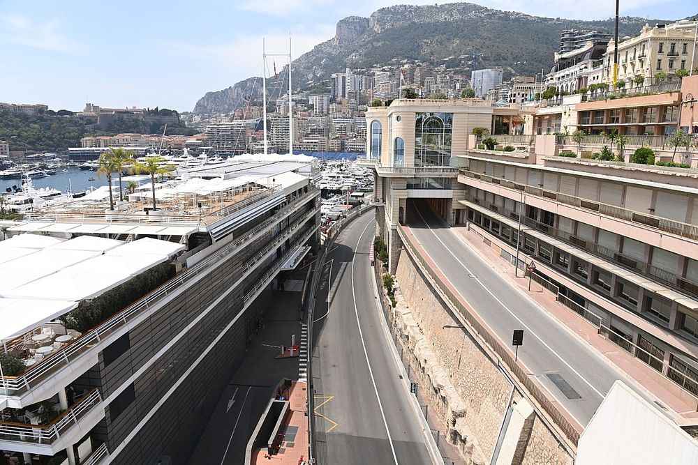 A view of Monaco track 