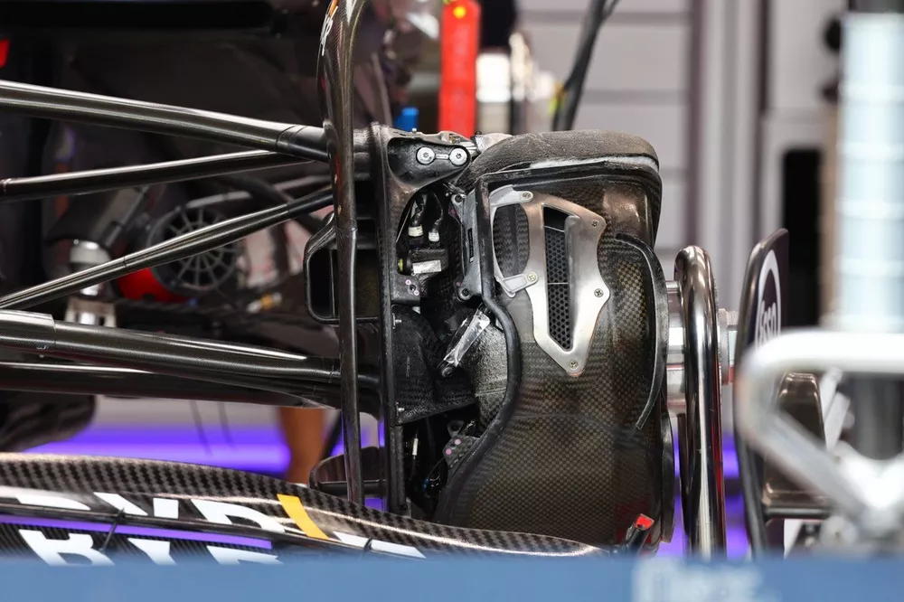 Detalle técnico del Red Bull Racing RB20