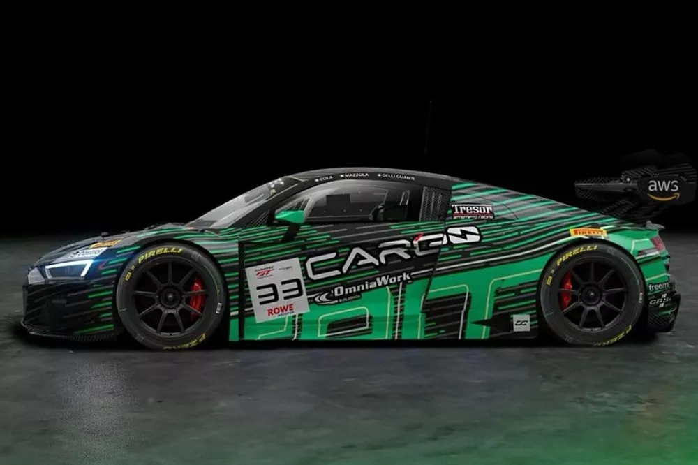 #33 Tresor Attempto Racing, Audi R8 LMS GT3 EvoII: Andrea Cola, Pietro Delli Guanti, Rocco Mazzola