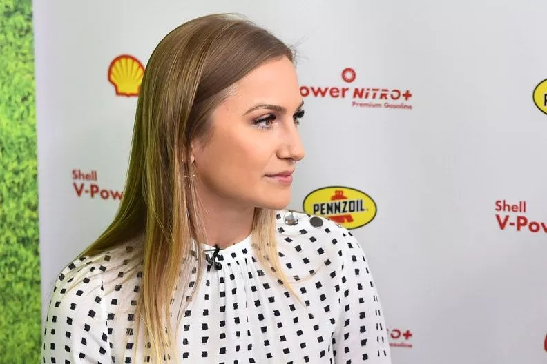 Julia Piquet, Charles Leclerc, Ferrari at Shell House