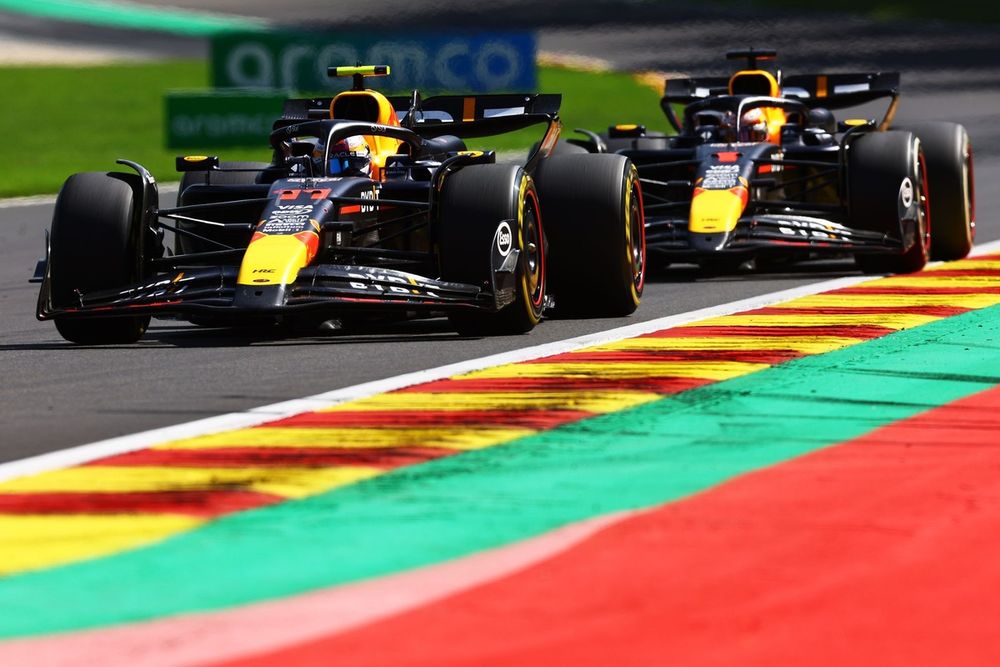 Sergio Pérez y Max Verstappen, Red Bull Racing RB20