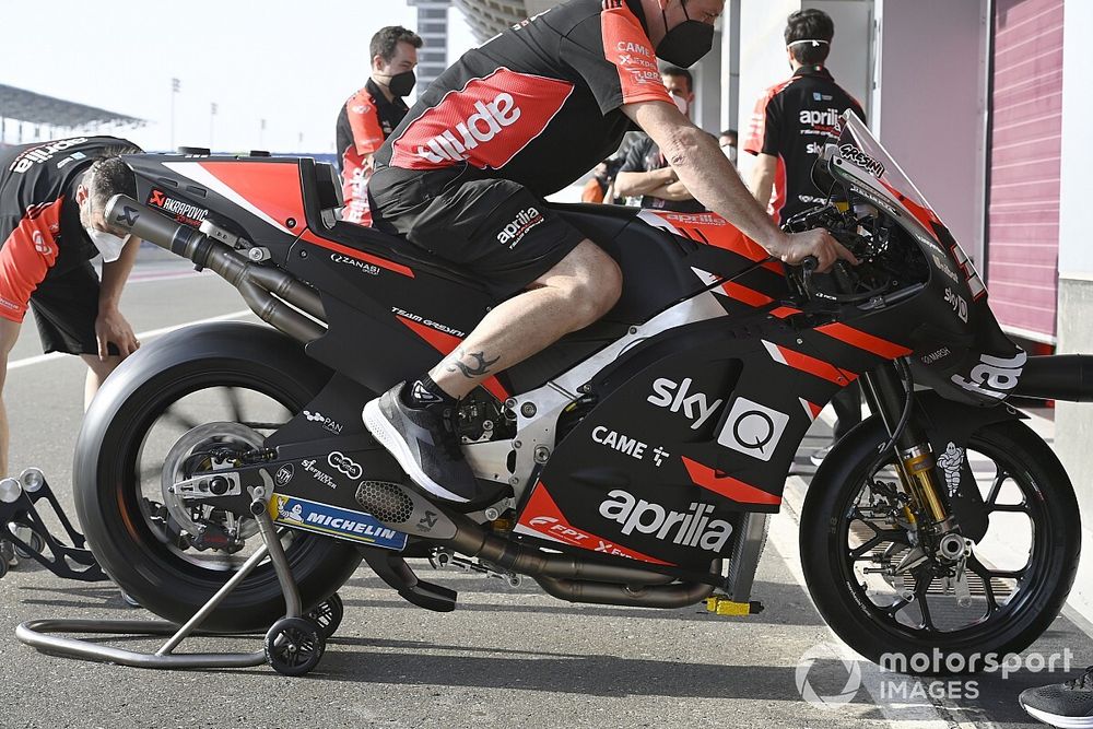 Aprilia Racing Team Gresini, dettaglio della moto