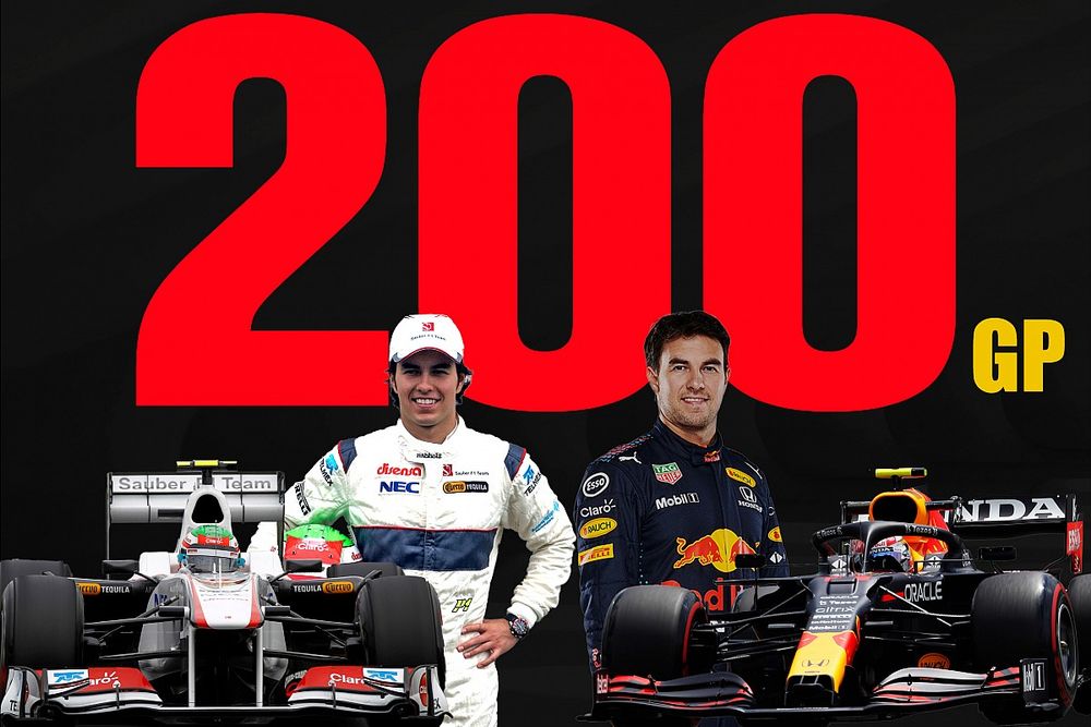 Sergio Pérez 200 GP en F1