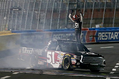 Kyle Busch wins record seventh Charlotte Truck race
