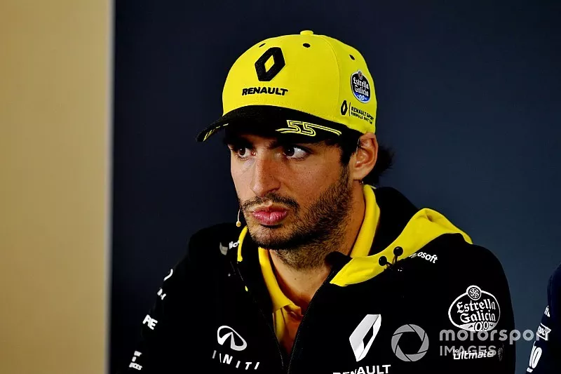 Carlos Sainz Jr., Renault Sport F1 Team en la conferencia de prensa