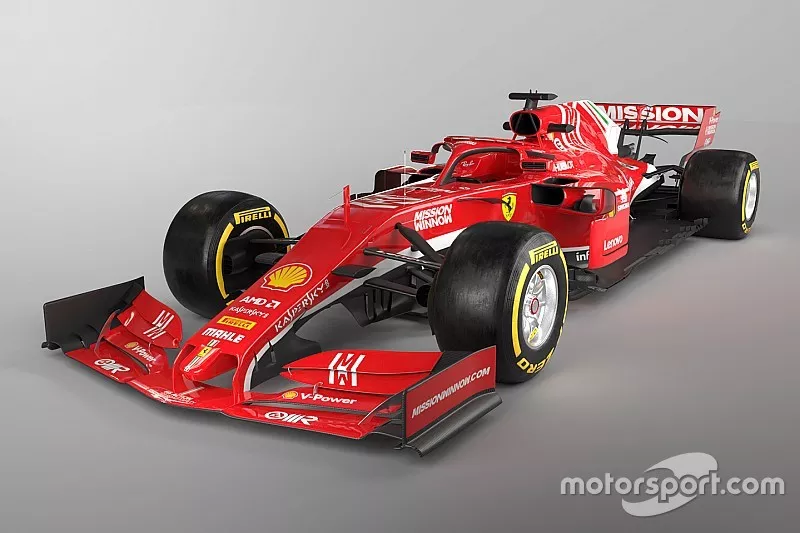 3D concept van een 2019 Ferrari 