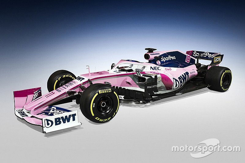 Racing Point: il blu del nuovo main sponsor SportPesa invade il rosa sulla nuova livrea