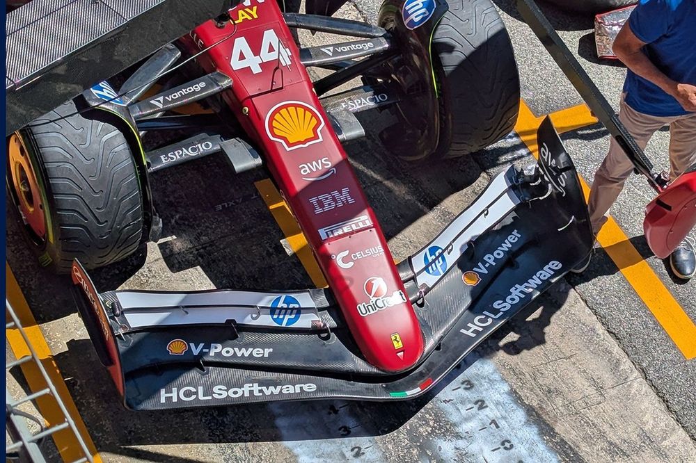 Ferrari SF-25 front wing detail