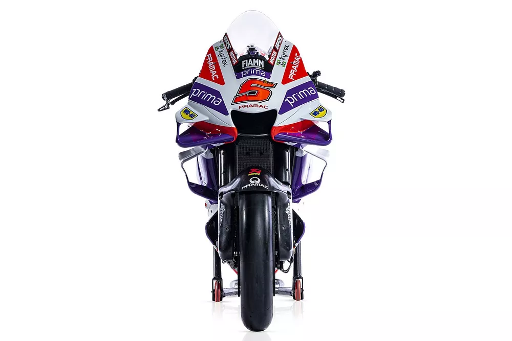 La moto de Pramac Racing
