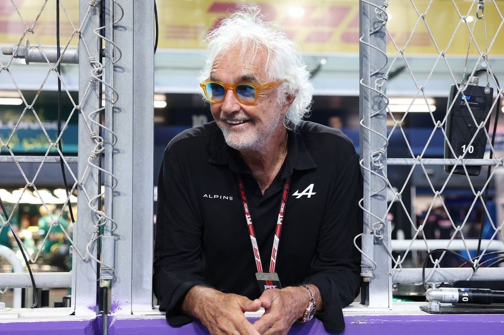 Flavio Briatore, Alpine F1 looks on during the F1 Grand Prix of Saudi Arabia