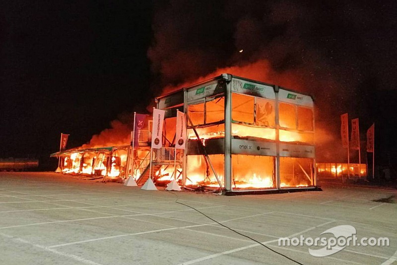 All MotoE bikes destroyed in Jerez fire