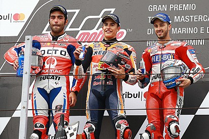 Misano MotoGP: Yağmurlu yarışı Marquez kazandı, Petrucci kariyerinin ilk zaferini kaçırdı!