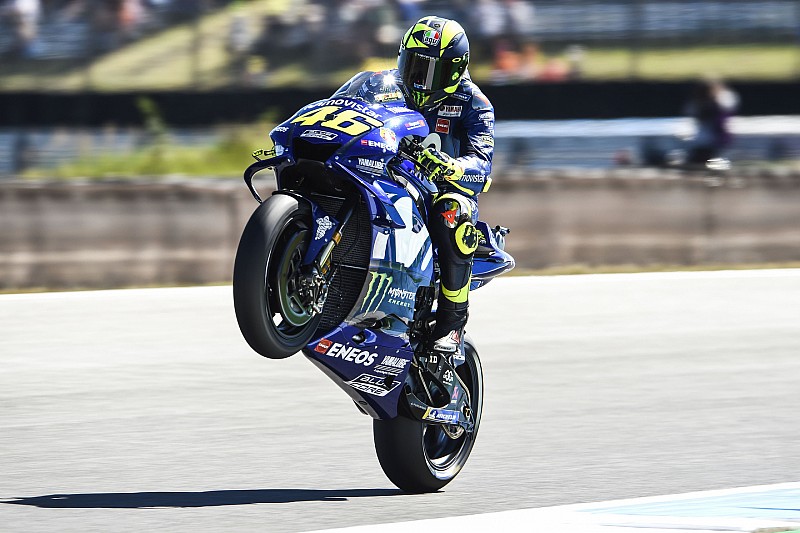 Rossi neemt in Assen geen genoegen met derde plaats