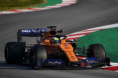 Norris sets F1 test pace as Mercedes hits trouble