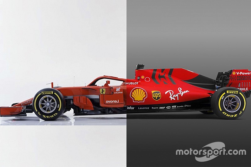 Ferrari SF71H (2018) Vs. Ferrari SF90 (2019): grafikán a különbségek