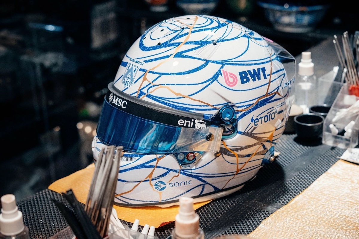 "Mettre en avant les fêlures" : Gasly dévoile son casque pour Suzuka