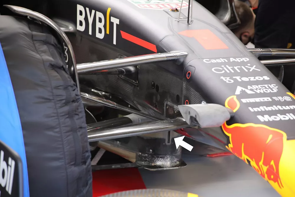 Red Bull Racing RB18, dettaglio tecnico