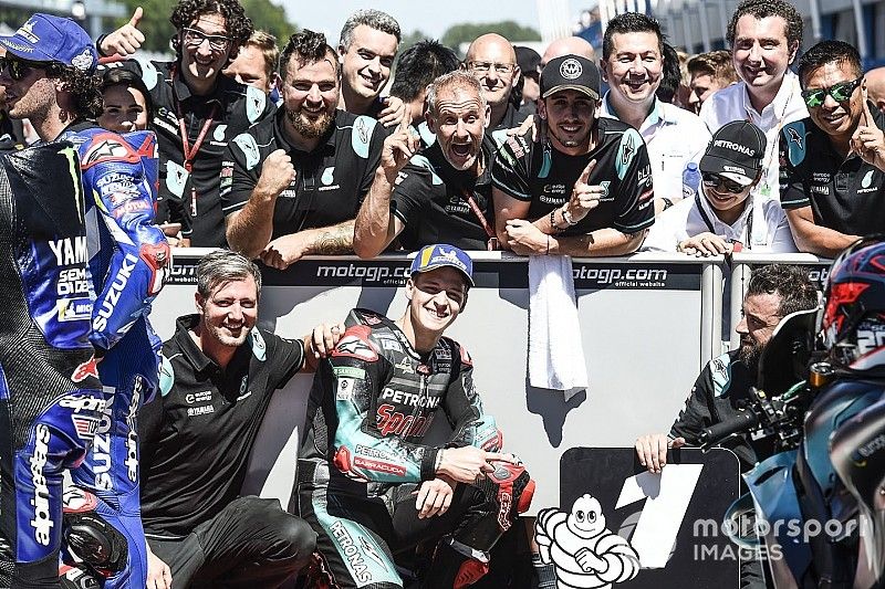 Ganador de la pole Fabio Quartararo, Petronas Yamaha SRT